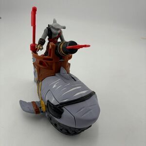 Mega Mouth Shark Toy by Fisher Price Pirates Adventure Imaginext + Figure & Dart